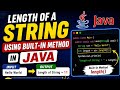 How to find lengig of a String👩💻in Java //Easy Java Program for beginners 🔥 #strings