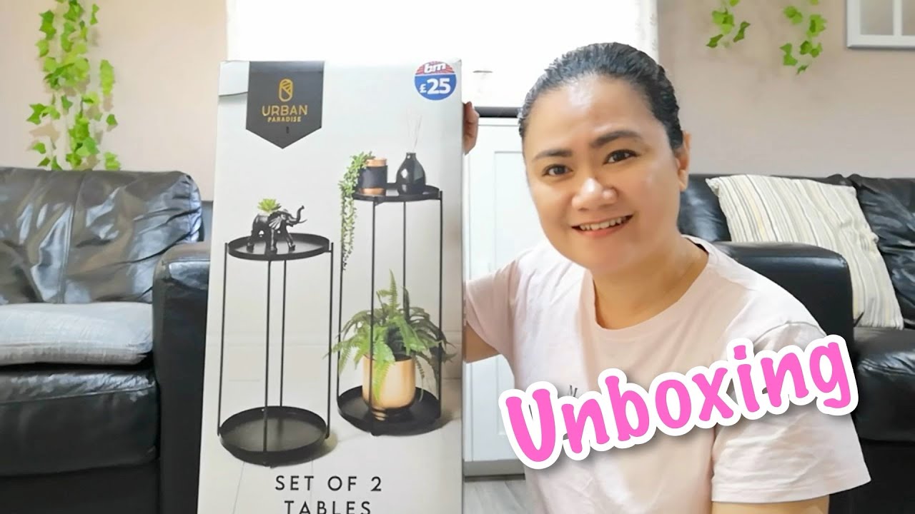 Minimalist Hallway Tables B & M Urban Paradise 2 Sets of Tables