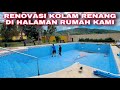 Renovasi kolam renang dirumah kami langsung masak menu bebek kesukaan suami 