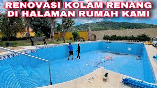 RENOVASI KOLAM RENANG DIRUMAH KAMI, LANGSUNG MASAK MENU BEBEK KESUKAAN SUAMI 🥰