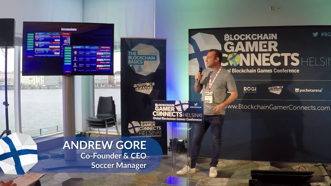 Putting Football on Blockchain | Andrew Gore, Soccer Manager Crypto