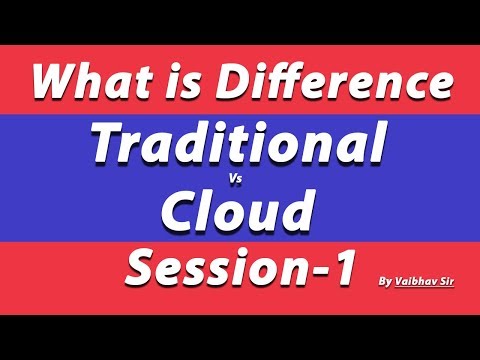 #Session:1 | What is Difference between Traditional Hosting vs Cloud Hosting? | #VaibhavSir | Hindi