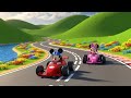 Mickey Races Minnie! 🚗💨 Brookfield Train Rescue Adventure | Goofy &amp; Five Little Babies 3D Cartoon
