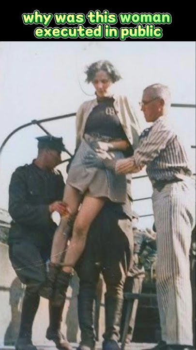 Why was this woman executed in public? Elisabeth Becker #history #ww2