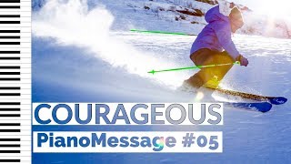 COURAGEOUS • Instrumental Worship Music | Bible Verses |  Piano Worship Music | PianoMessage #05