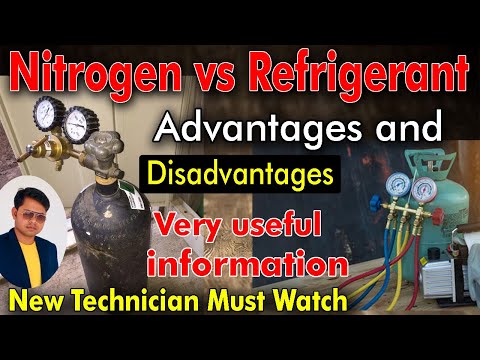 HVAC nitrogen gas vs refrigerant advantages and disadvantages Using Nitrogen AC Very useful