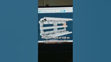 150 hours on a single part 🤯 #3dprinting #fusion360 #cad