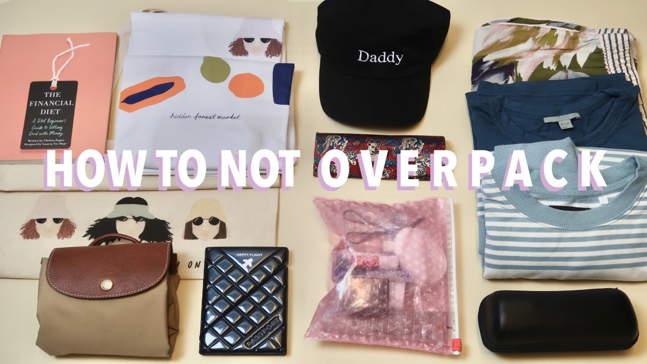 HOW TO NOT OVERPACK | Last Minute Weekend Carry On Bag Packing & Marie Kondo Technique