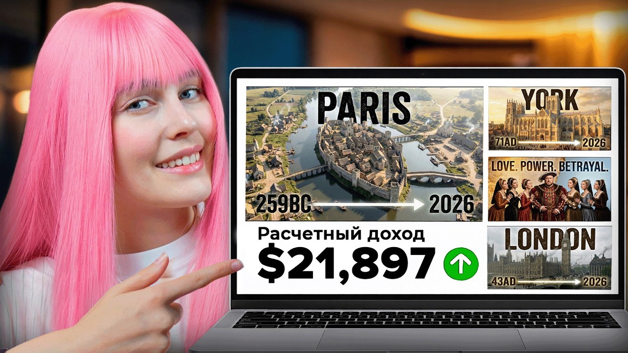 Новая ниша на Американском YouTube для заработка с монетизации | Подробный туториал