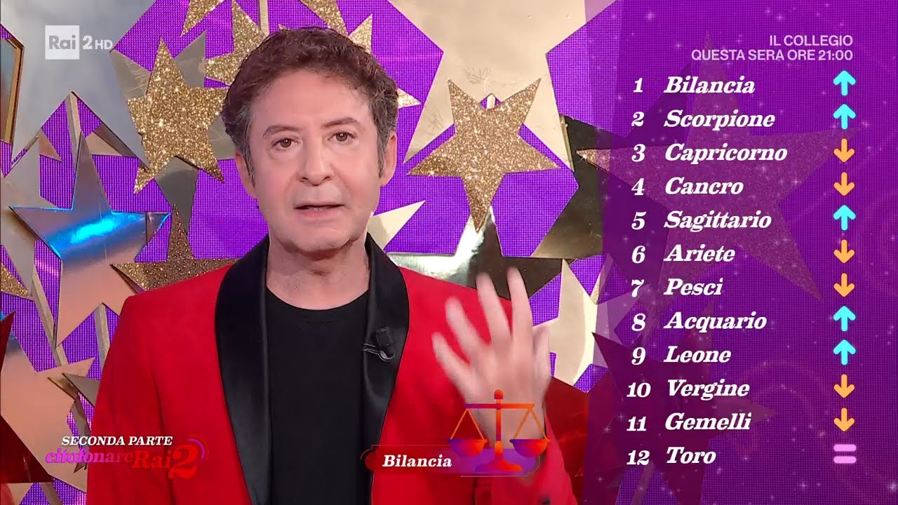 Simon & The Stars: l'oroscopo della settimana - Citofonare Rai2 05/11 ...