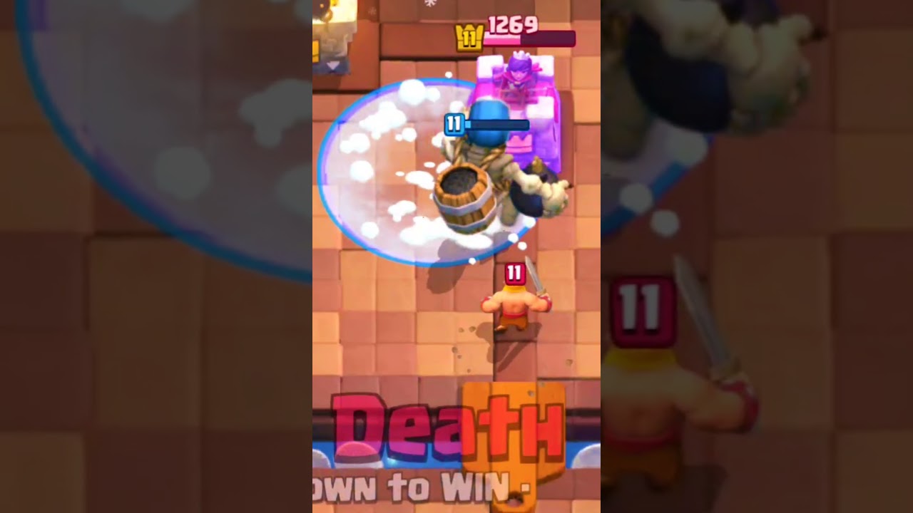 Giant Skeleton tic-tic boom💣💣💣💣💣 #clashroyale #giantskeleton