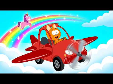 Kitten and the Magic Garage — The Kitten and Cars (Compilation) | Cartoons for Kids