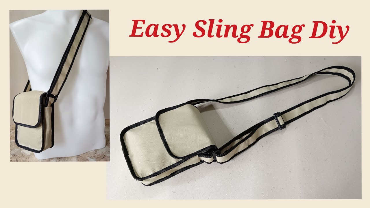 SEW SLING BAG LIKE A PRO SEWING TUTORIAL NO.12 BAG CUTTING AND