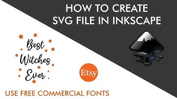 How to create & Sell Svg files on etsy | Create Svg files in Inkscape #etsy #inkscape #svgfiles