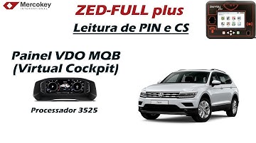 VW Leitura de Pin Code e CS Painel virtual VDO MQB com Processador V850 3525 - Zed-FULL plus