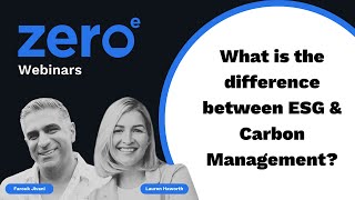 What is the Difference Between ESG and Carbon Management?