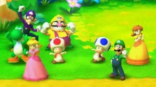 Mario Party: Star Rush - Toad Scramble: World 1-1 (2 Player)