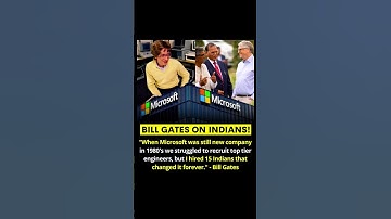 Bill Gates Reveals: 15 Indians Who Changed Microsoft Forever! #billgates #indian #microsoft #yt