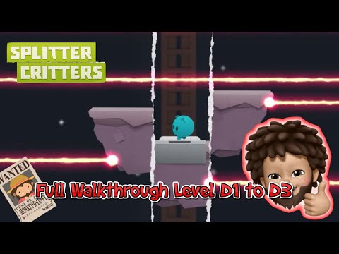 Splitter Critters - Full Walkthrough Level D1 to D3 | Apple Arcade