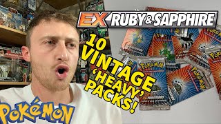 *😱 I PULLED IT... TWICE!😱* Opening EX Ruby and Sapphire booster packs!