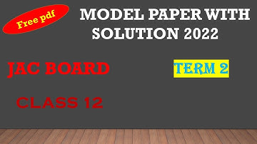 JAC Board Model Paper Solution 2022 Term 2 Business Study / BST model paper solution
