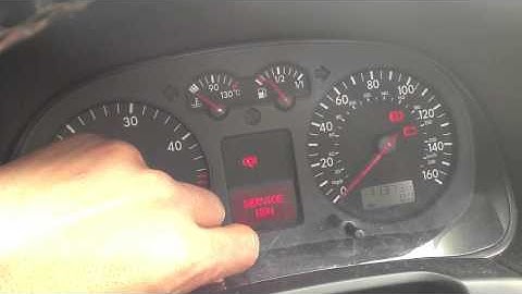 How To Reset Service Indicator Light on a Volkswagen Simple Easy Steps