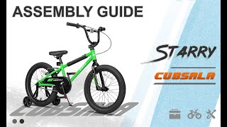 How To Install Cubsala Starry Kids Bike