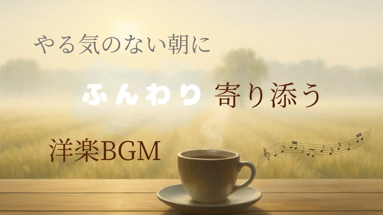 やる気のない朝にふんわり寄り添う洋楽BGM|Soft Morning Music for When Motivation Feels Far Away