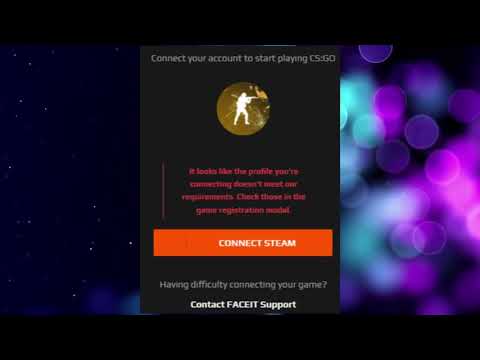 How to connect CSGO to FACEIT and FIX REQUIREMENTS ERROR
