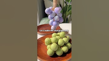 Homemade Grape Soap 🍇 Inspo: @sylviageng 💗