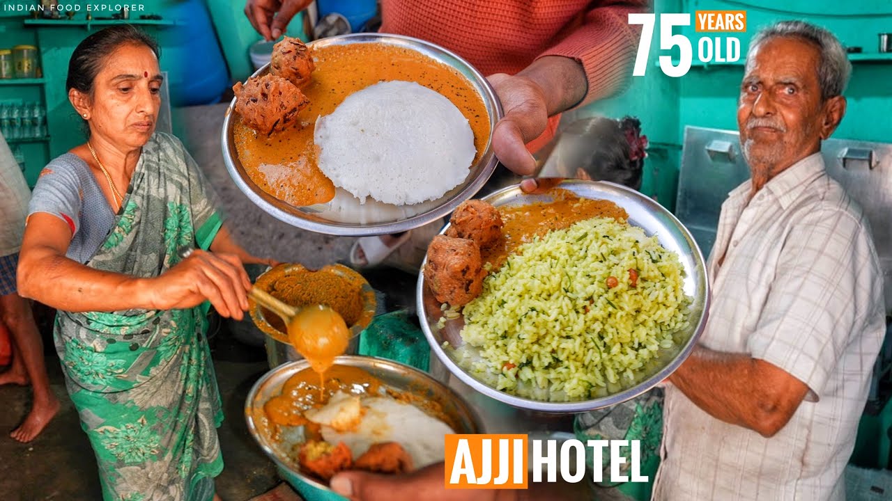 Bangalore Ajji Hotel | 1000 Bonda Sell In 1 Hour | Thatte Idli with Spicy Chutney | Street Food