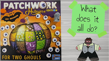 Patchwork: Halloween Edition - Unboxing & How to Play