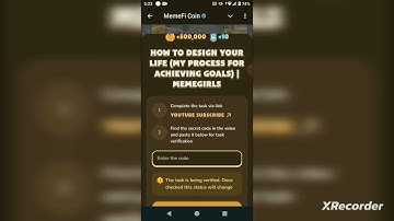MemeFi Video Code | How to Design Your Life (My Process For Achieving Goals)#memefi#airdrop