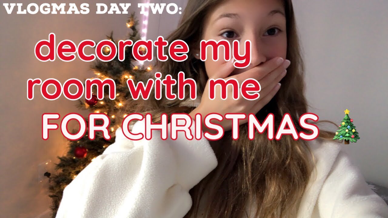 Decorate my room with me for Christmas!🎄 YouTube