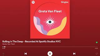 Video thumbnail of "Rolling in the Deep - Greta Van Fleet (Adele cover) [Rock version]"
