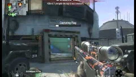 sniper - double kill no scope - black ops