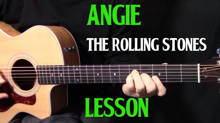 how to play Angie on guitar by the Rolling Stones ...