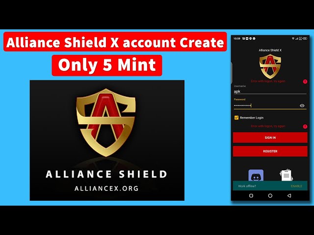 How to Register Alliance Shield X Account??  Create Account of Alliance  Shield (App Manager) 