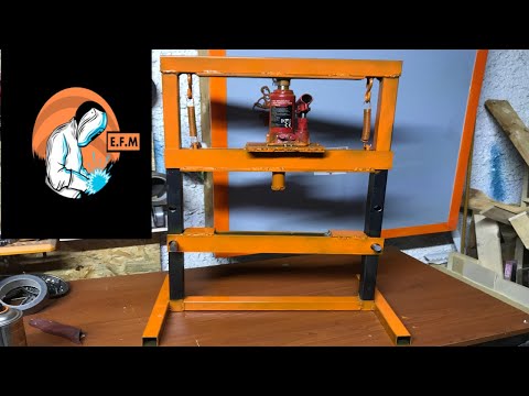 Pressa idraulica fai da te  hydraulic press diy