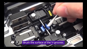 Cleaning V-grooves (Help Video for TYPE-72C/TYPE-82C(no16))