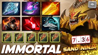 Sand King Immortal 7.36 Ownage [30/5/29] - Dota 2 Pro Gameplay [Watch & Learn]