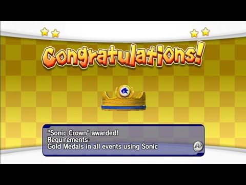 Mario Sonic At The Olympic Games 2008 All Gold Medals Sonic