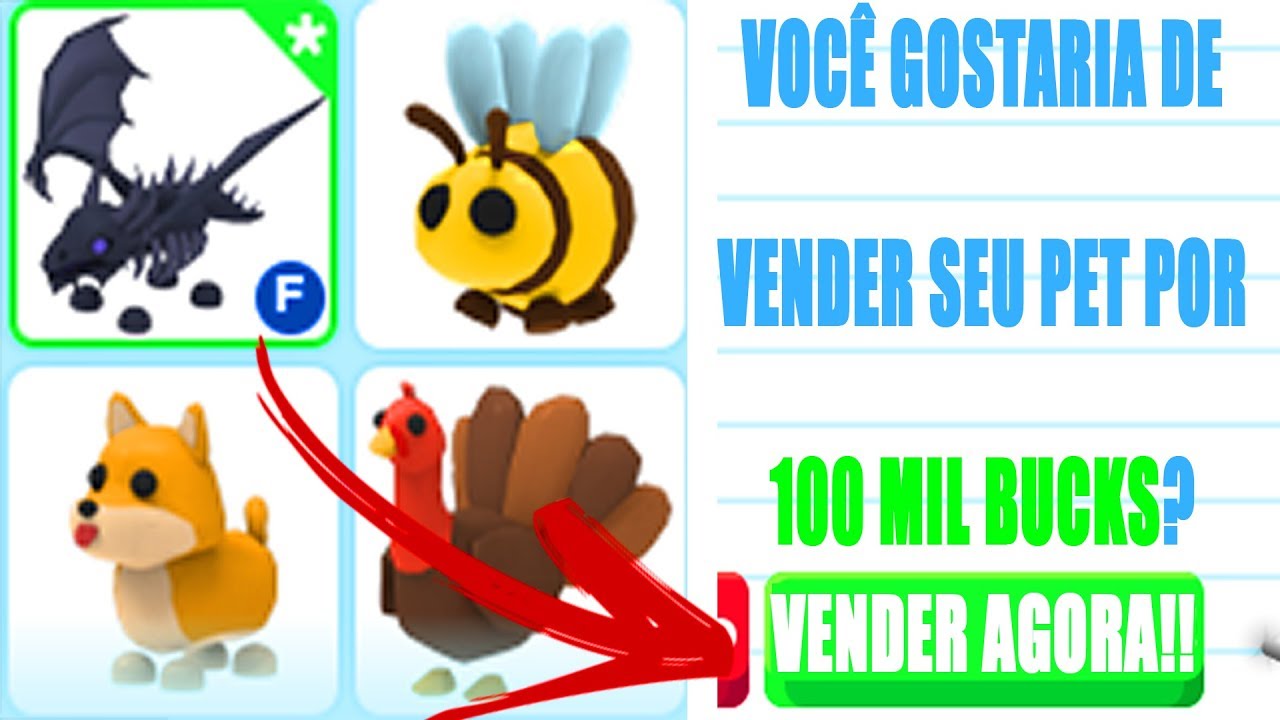 ROBLOX e ADOPT ME - Vendas, Compras e Trocas de Contas, Robux, Pets e mais