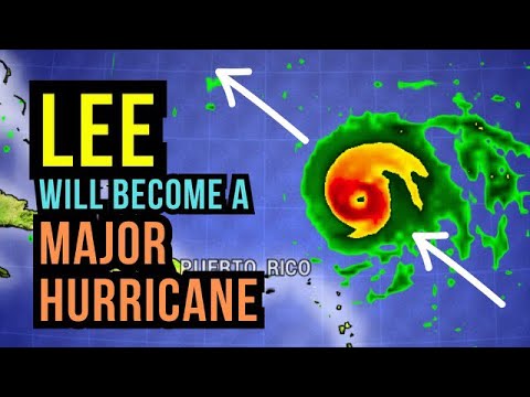 Lee will become a Major Hurricane then start to make a Curve...