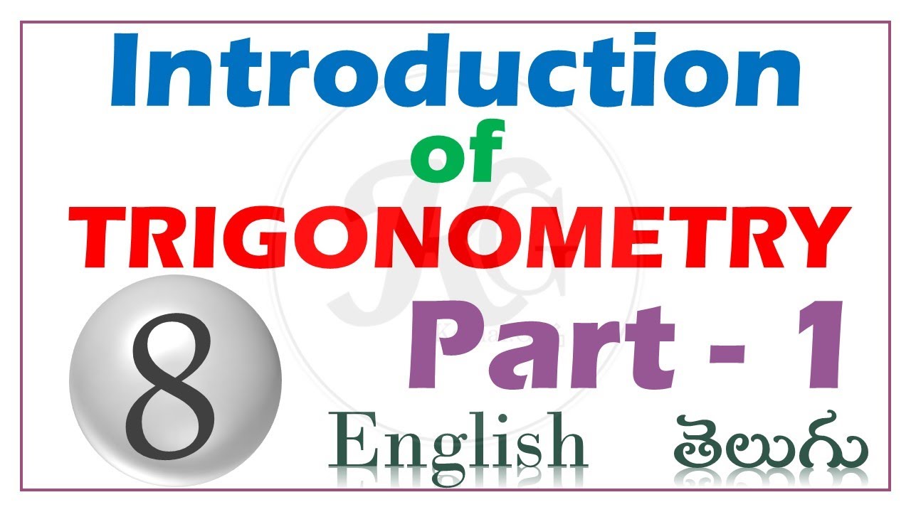 TRIGONOMETRY PART 1 - YouTube