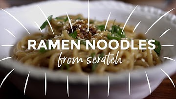 手作りラーメン