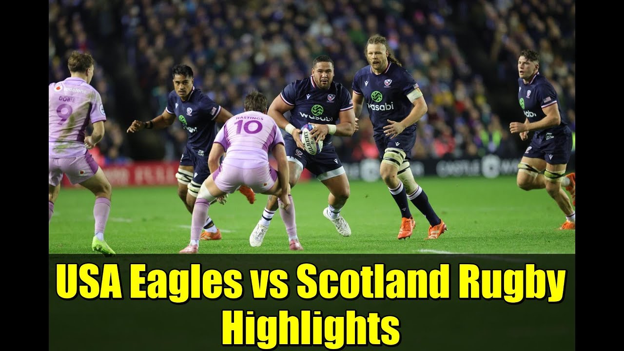 USA Eagles vs Scotland Rugby Highlights | Autumn Internationals 2024 | 85-0 Defeat