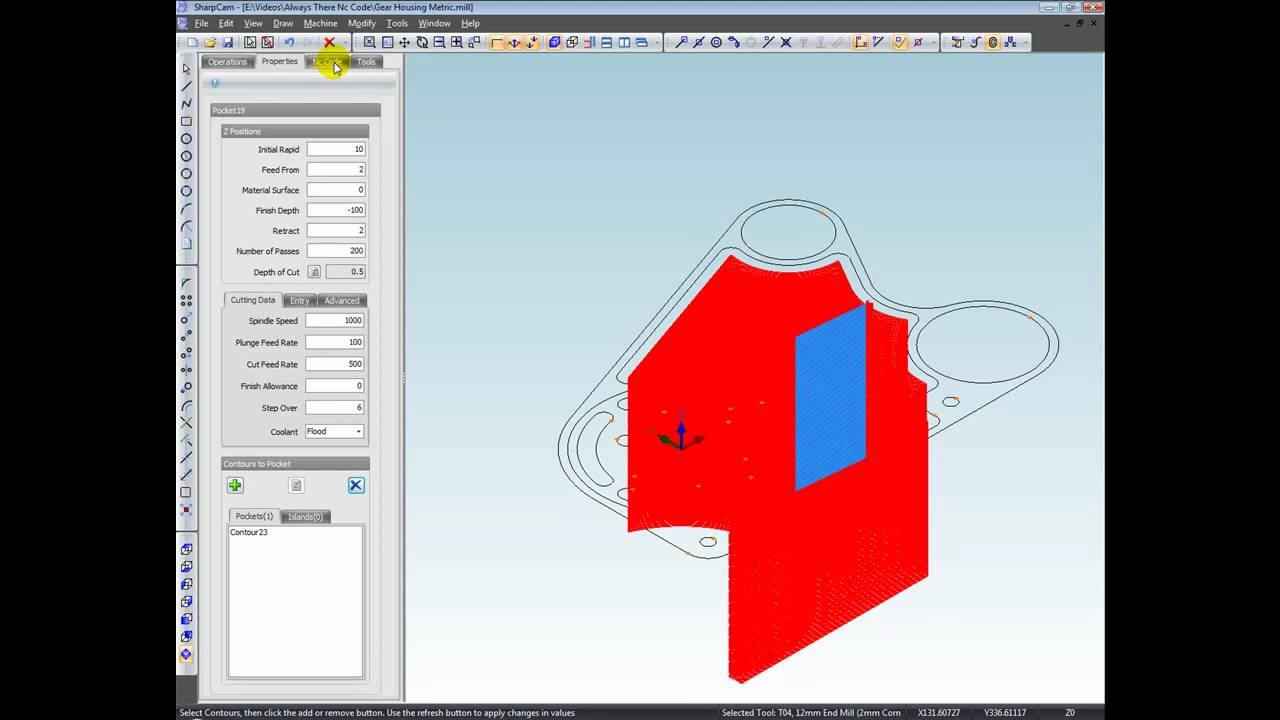 CAD/CAM Software. SharpCam's Always There Nc Code feature - YouTube