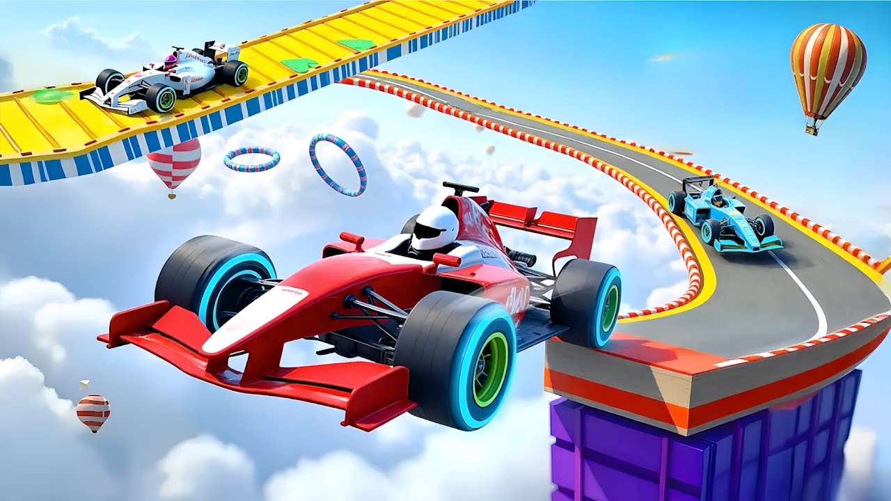Formula car stunt game | gt formula car mega ramp stunt racing