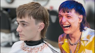 MULLET CON TEXTURA / EL CORTE DE PESO PLUMA TUTORIAL PASO A PASO 😱 #pesopluma #